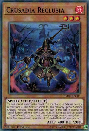 Crusadia Reclusia (CYHO-EN006) - Cybernetic Horizon Unlimited - Premium Yugioh Single from Konami - Just $0.25! Shop now at Game Crave Tournament Store