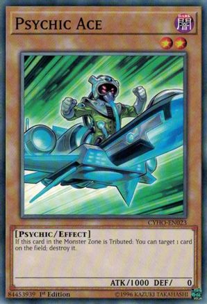 Psychic Ace (CYHO-EN023) - Cybernetic Horizon 1st Edition - Premium Yugioh Single from Konami - Just $0.25! Shop now at Game Crave Tournament Store