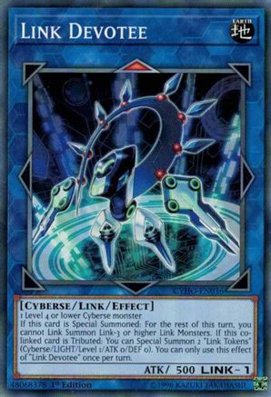 Link Devotee (CYHO-EN036) - Cybernetic Horizon 1st Edition - Premium Yugioh Single from Konami - Just $0.24! Shop now at Game Crave Tournament Store