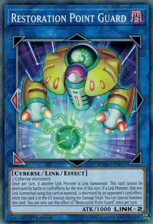 Restoration Point Guard (CYHO-EN037) - Cybernetic Horizon Unlimited - Premium Yugioh Single from Konami - Just $0.25! Shop now at Game Crave Tournament Store
