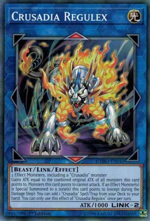 Crusadia Regulex (CYHO-EN043) - Cybernetic Horizon Unlimited - Premium Yugioh Single from Konami - Just $0.25! Shop now at Game Crave Tournament Store