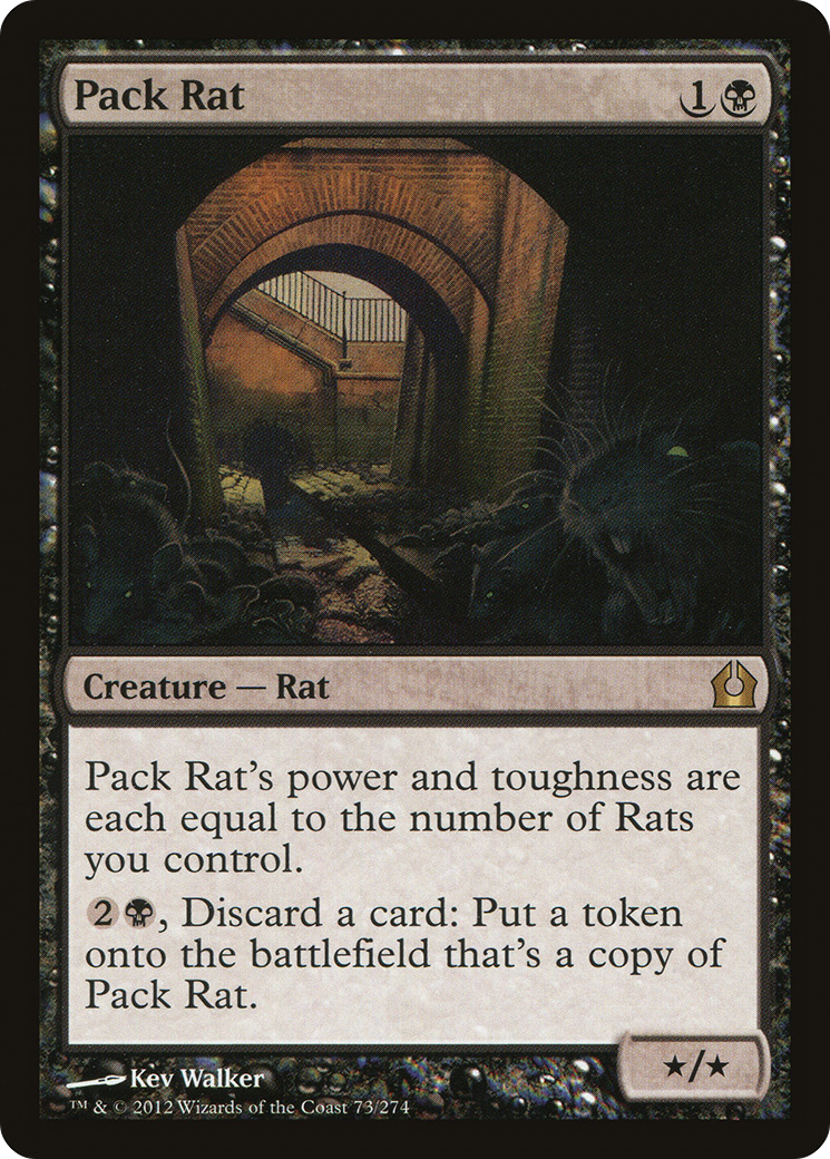 Pack Rat (RTR-073) - Return to Ravnica Foil - Premium MTG Single from Wizards of the Coast - Just $1.16! Shop now at Game Crave Tournament Store