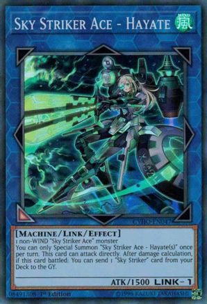 Sky Striker Ace - Hayate (CYHO-EN047) - Cybernetic Horizon Unlimited - Premium Yugioh Single from Konami - Just $0.51! Shop now at Game Crave Tournament Store