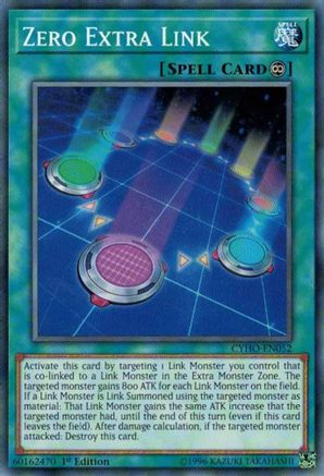 Zero Extra Link (CYHO-EN052) - Cybernetic Horizon 1st Edition - Premium Yugioh Single from Konami - Just $0.25! Shop now at Game Crave Tournament Store