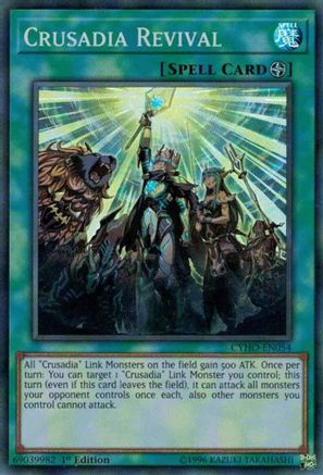 Crusadia Revival (CYHO-EN054) - Cybernetic Horizon Unlimited - Premium Yugioh Single from Konami - Just $0.25! Shop now at Game Crave Tournament Store