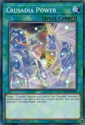 Crusadia Power (CYHO-EN055) - Cybernetic Horizon 1st Edition - Premium Yugioh Single from Konami - Just $0.23! Shop now at Game Crave Tournament Store