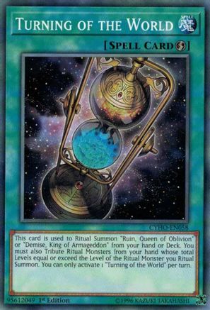 Turning of the World (CYHO-EN058) - Cybernetic Horizon Unlimited - Premium Yugioh Single from Konami - Just $0.25! Shop now at Game Crave Tournament Store