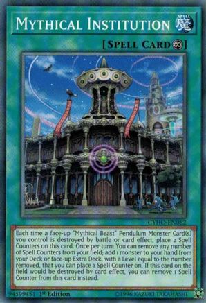 Mythical Institution (CYHO-EN062) - Cybernetic Horizon Unlimited - Premium Yugioh Single from Konami - Just $0.25! Shop now at Game Crave Tournament Store