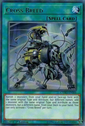 Cross Breed (CYHO-EN066) - Cybernetic Horizon 1st Edition - Premium Yugioh Single from Konami - Just $0.25! Shop now at Game Crave Tournament Store