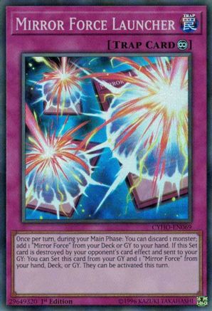 Mirror Force Launcher (CYHO-EN069) - Cybernetic Horizon Unlimited - Premium Yugioh Single from Konami - Just $0.25! Shop now at Game Crave Tournament Store