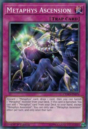 Metaphys Ascension (CYHO-EN076) - Cybernetic Horizon 1st Edition - Premium Yugioh Single from Konami - Just $0.25! Shop now at Game Crave Tournament Store