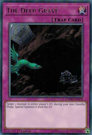 The Deep Grave (CYHO-EN078) - Cybernetic Horizon Unlimited - Premium Yugioh Single from Konami - Just $0.25! Shop now at Game Crave Tournament Store