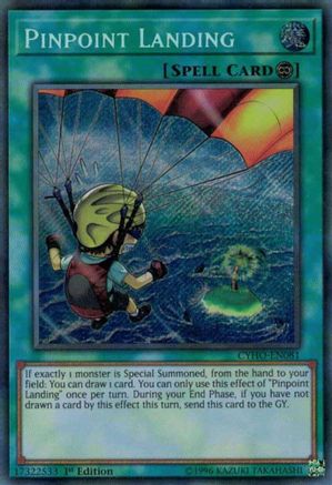 Pinpoint Landing (CYHO-EN081) - Cybernetic Horizon Unlimited - Premium Yugioh Single from Konami - Just $0.30! Shop now at Game Crave Tournament Store