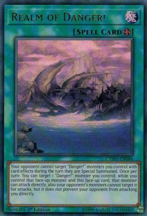 Realm of Danger! (CYHO-EN086) - Cybernetic Horizon 1st Edition - Premium Yugioh Single from Konami - Just $0.25! Shop now at Game Crave Tournament Store