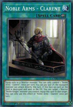 Noble Arms - Clarent (CYHO-EN091) - Cybernetic Horizon Unlimited - Premium Yugioh Single from Konami - Just $0.25! Shop now at Game Crave Tournament Store