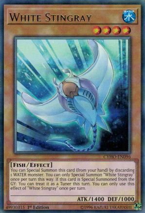 White Stingray (CYHO-EN096) - Cybernetic Horizon 1st Edition - Premium Yugioh Single from Konami - Just $0.35! Shop now at Game Crave Tournament Store