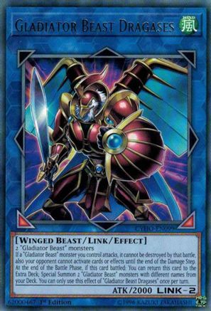 Gladiator Beast Dragases (CYHO-EN099) - Cybernetic Horizon Unlimited - Premium Yugioh Single from Konami - Just $0.25! Shop now at Game Crave Tournament Store