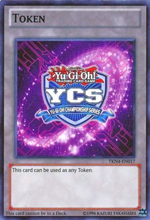Yu-Gi-Oh Championship Series Token (2014 Pre-registration) (TKN4-EN017) - Yu-Gi-Oh! Tokens Unlimited - Premium Yugioh Single from Konami - Just $5.65! Shop now at Game Crave Tournament Store