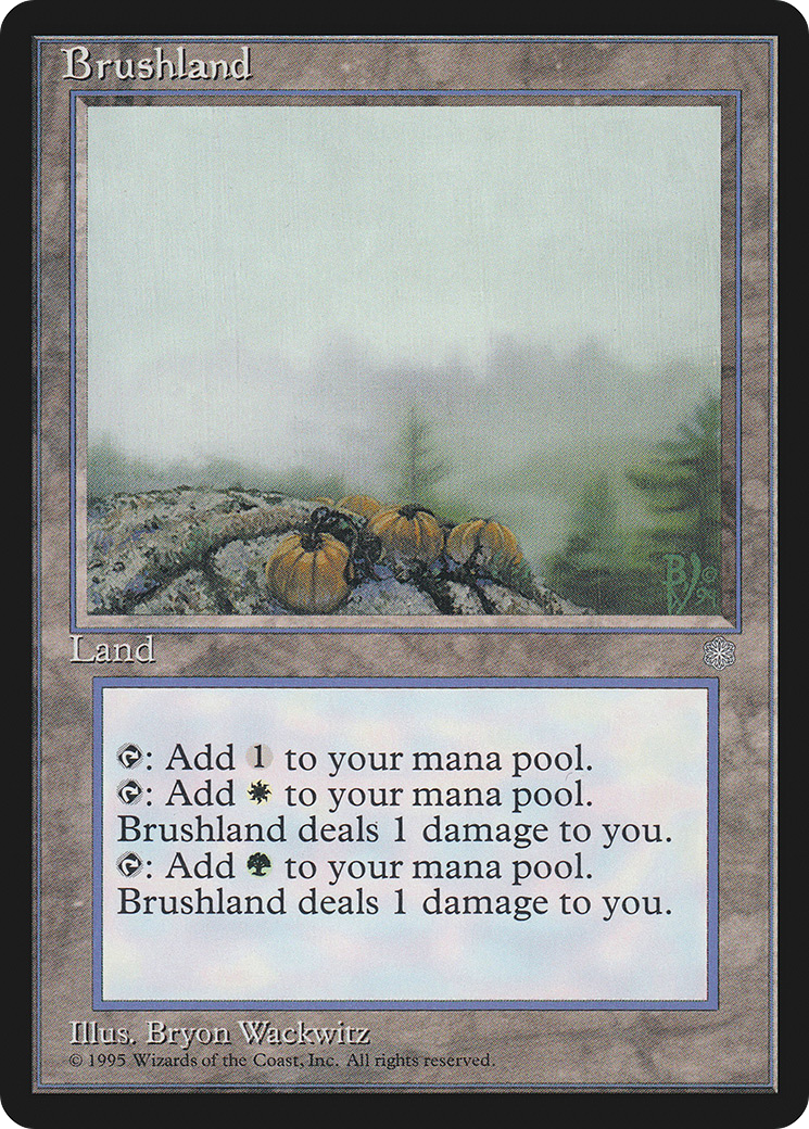 Brushland (ICE-352) - Ice Age - Premium MTG Single from Wizards of the Coast - Just $2.74! Shop now at Game Crave Tournament Store