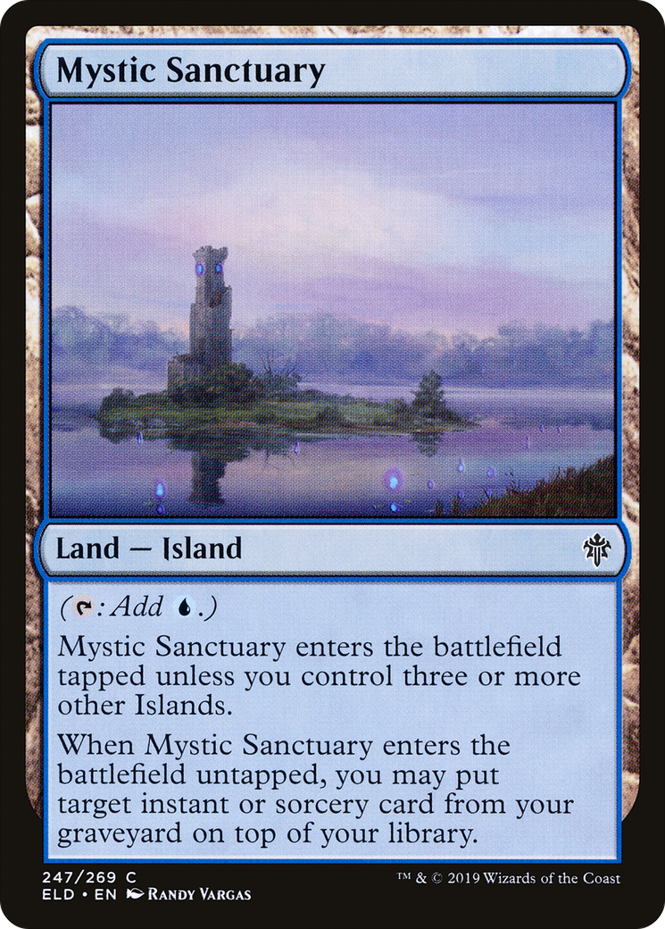 Mystic Sanctuary (ELD-247) - Throne of Eldraine - Premium MTG Single from Wizards of the Coast - Just $0.42! Shop now at Game Crave Tournament Store