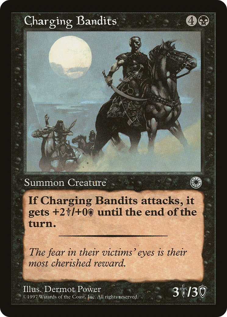 Charging Bandits (POR-084) - Portal - Premium MTG Single from Wizards of the Coast - Just $0.11! Shop now at Game Crave Tournament Store