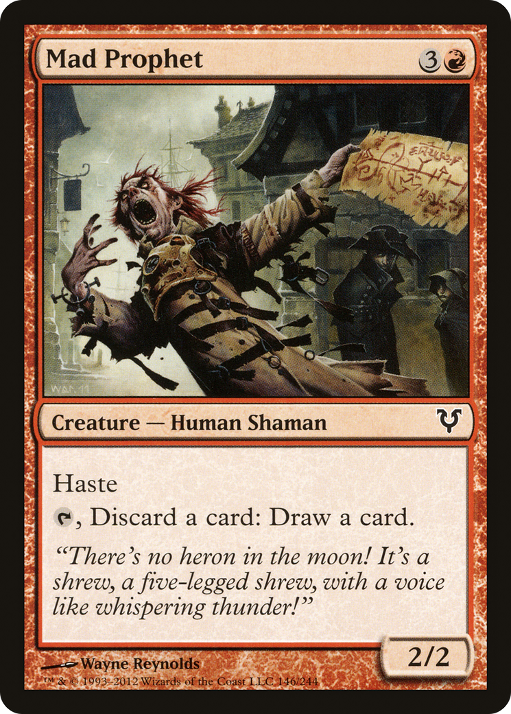 Mad Prophet (AVR-146) - Avacyn Restored - Premium MTG Single from Wizards of the Coast - Just $0.08! Shop now at Game Crave Tournament Store