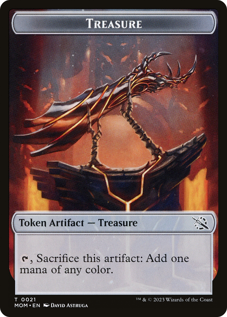 Treasure (TMOM-021) - March of the Machine Tokens - Premium MTG Single from Wizards of the Coast - Just $0! Shop now at Game Crave Tournament Store