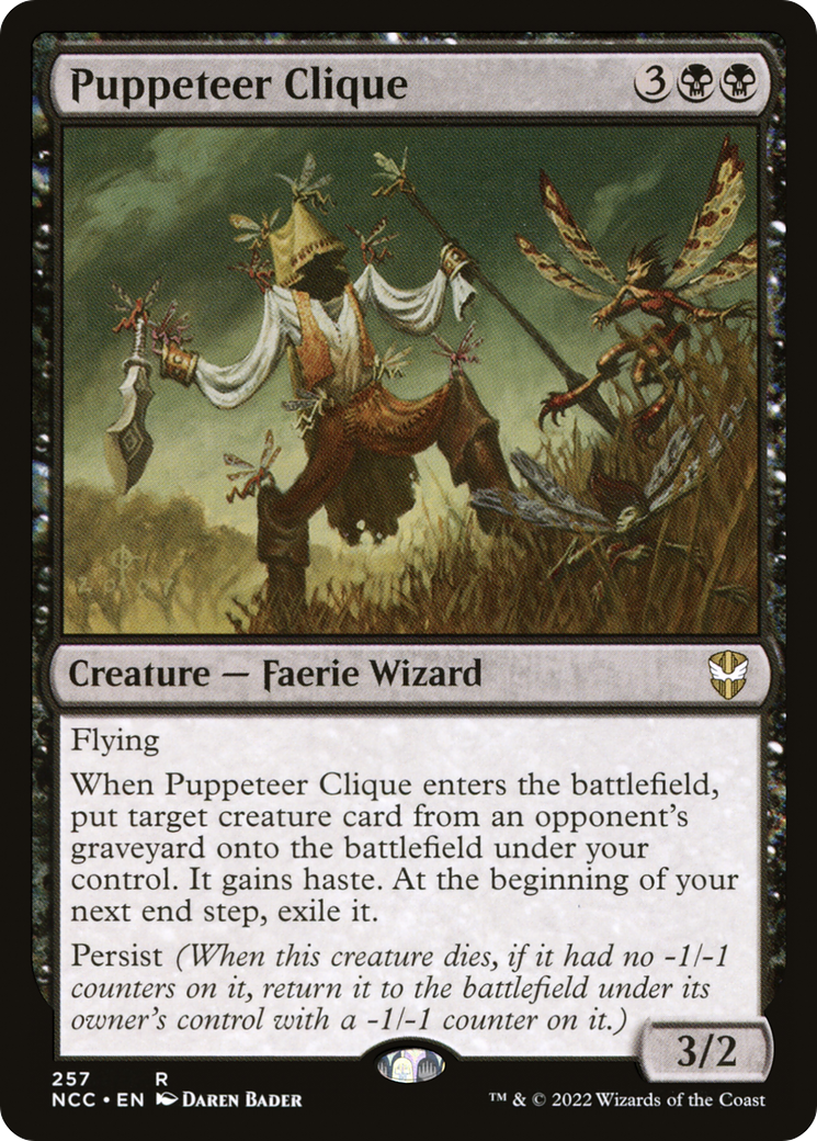 Puppeteer Clique (NCC-257) - New Capenna Commander - Premium MTG Single from Wizards of the Coast - Just $0.08! Shop now at Game Crave Tournament Store
