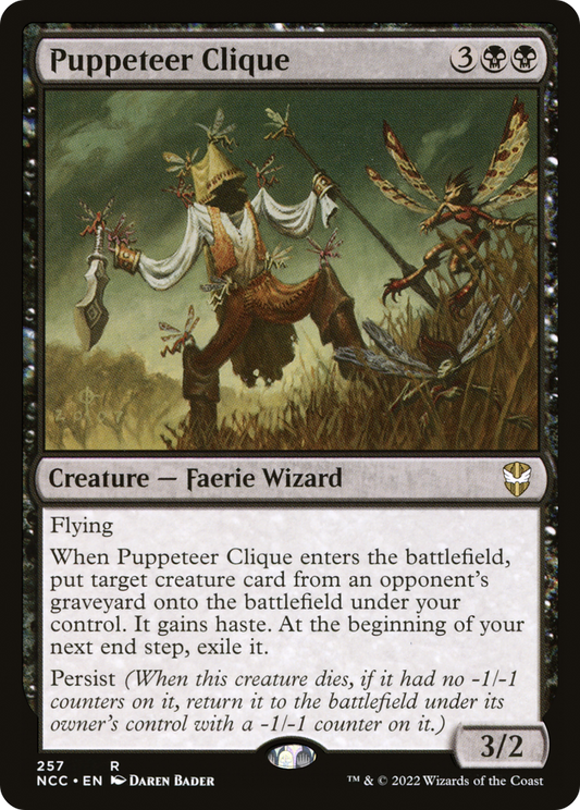 Puppeteer Clique (NCC-257) - New Capenna Commander - Premium MTG Single from Wizards of the Coast - Just $0.08! Shop now at Game Crave Tournament Store