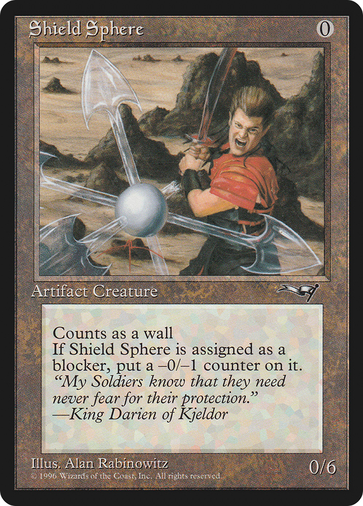 Shield Sphere (ALL-129) - Alliances - Premium MTG Single from Wizards of the Coast - Just $3.16! Shop now at Game Crave Tournament Store