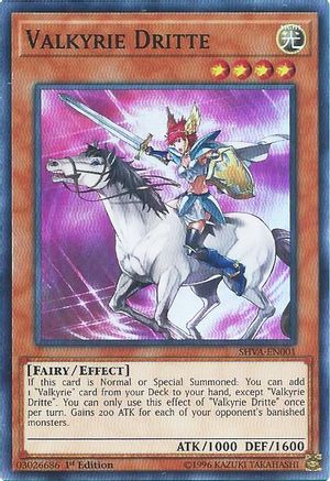 Valkyrie Dritte (SHVA-EN001) - Shadows in Valhalla 1st Edition - Premium Yugioh Single from Konami - Just $0.08! Shop now at Game Crave Tournament Store