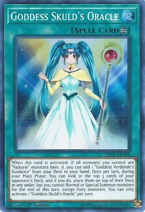 Goddess Skuld's Oracle (SHVA-EN008) - Shadows in Valhalla 1st Edition - Premium Yugioh Single from Konami - Just $0.25! Shop now at Game Crave Tournament Store
