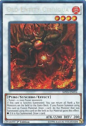 Old Entity Cthugua (SHVA-EN016) - Shadows in Valhalla 1st Edition - Premium Yugioh Single from Konami - Just $0.36! Shop now at Game Crave Tournament Store