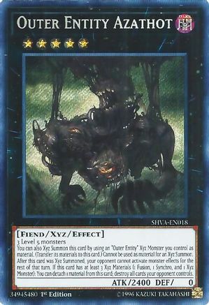 Outer Entity Azathot (SHVA-EN018) - Shadows in Valhalla 1st Edition - Premium Yugioh Single from Konami - Just $0.35! Shop now at Game Crave Tournament Store