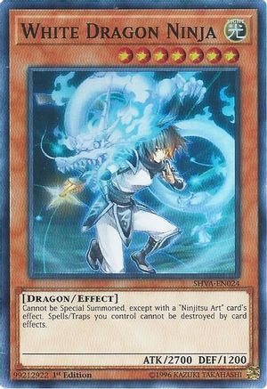White Dragon Ninja (SHVA-EN024) - Shadows in Valhalla 1st Edition - Premium Yugioh Single from Konami - Just $0.25! Shop now at Game Crave Tournament Store