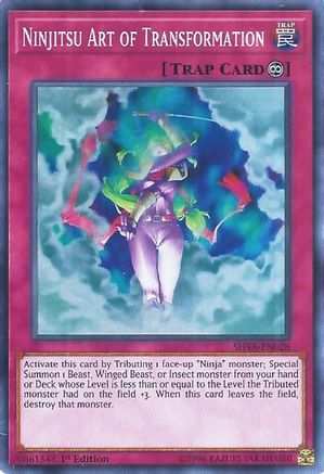 Ninjitsu Art of Transformation (SHVA-EN028) - Shadows in Valhalla 1st Edition - Premium Yugioh Single from Konami - Just $0.25! Shop now at Game Crave Tournament Store