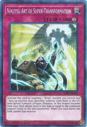 Ninjitsu Art of Super-Transformation (SHVA-EN029) - Shadows in Valhalla 1st Edition - Premium Yugioh Single from Konami - Just $0.25! Shop now at Game Crave Tournament Store