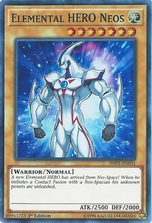 Elemental HERO Neos (SHVA-EN031) - Shadows in Valhalla 1st Edition - Premium Yugioh Single from Konami - Just $0.30! Shop now at Game Crave Tournament Store
