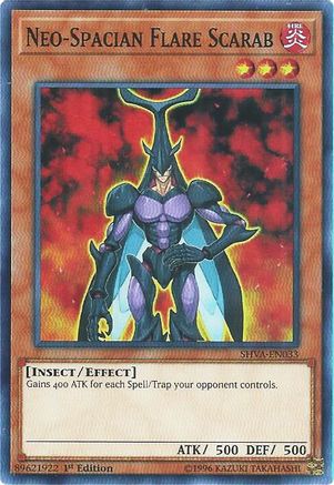 Neo-Spacian Flare Scarab (SHVA-EN033) - Shadows in Valhalla 1st Edition - Premium Yugioh Single from Konami - Just $0.26! Shop now at Game Crave Tournament Store