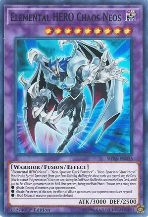 Elemental HERO Chaos Neos (SHVA-EN035) - Shadows in Valhalla 1st Edition - Premium Yugioh Single from Konami - Just $0.25! Shop now at Game Crave Tournament Store