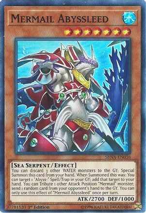 Mermail Abyssleed (SHVA-EN038) - Shadows in Valhalla 1st Edition - Premium Yugioh Single from Konami - Just $0.25! Shop now at Game Crave Tournament Store
