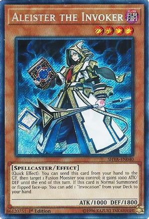 Aleister the Invoker (SHVA-EN040) - Shadows in Valhalla 1st Edition - Premium Yugioh Single from Konami - Just $4.26! Shop now at Game Crave Tournament Store