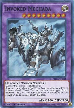Invoked Mechaba (SHVA-EN041) - Shadows in Valhalla 1st Edition - Premium Yugioh Single from Konami - Just $0.20! Shop now at Game Crave Tournament Store
