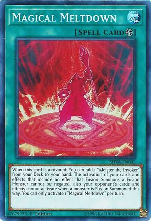 Magical Meltdown (SHVA-EN042) - Shadows in Valhalla 1st Edition - Premium Yugioh Single from Konami - Just $1.22! Shop now at Game Crave Tournament Store