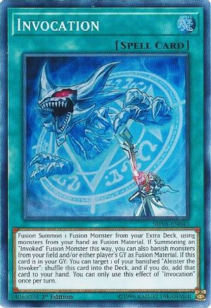 Invocation (SHVA-EN043) - Shadows in Valhalla 1st Edition - Premium Yugioh Single from Konami - Just $0.46! Shop now at Game Crave Tournament Store