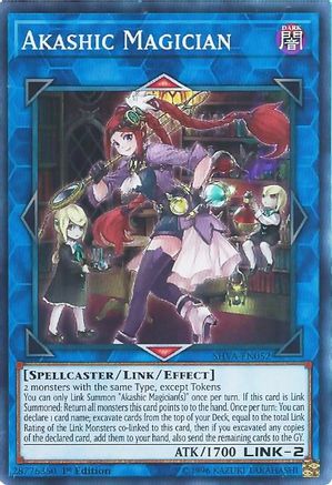 Akashic Magician (SHVA-EN052) - Shadows in Valhalla 1st Edition - Premium Yugioh Single from Konami - Just $0.50! Shop now at Game Crave Tournament Store