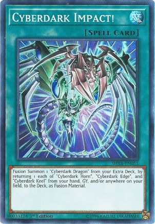 Cyberdark Impact! (SHVA-EN053) - Shadows in Valhalla 1st Edition - Premium Yugioh Single from Konami - Just $0.25! Shop now at Game Crave Tournament Store