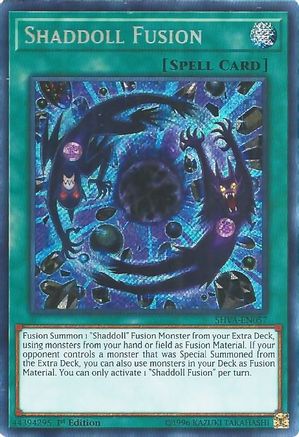 Shaddoll Fusion (SHVA-EN057) - Shadows in Valhalla 1st Edition - Premium Yugioh Single from Konami - Just $1! Shop now at Game Crave Tournament Store