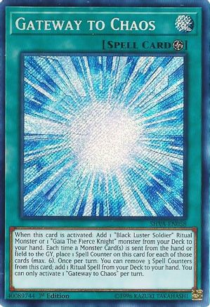 Gateway to Chaos (SHVA-EN058) - Shadows in Valhalla 1st Edition - Premium Yugioh Single from Konami - Just $3.38! Shop now at Game Crave Tournament Store