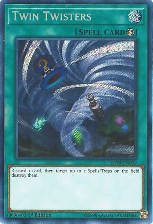 Twin Twisters (SHVA-EN059) - Shadows in Valhalla 1st Edition - Premium Yugioh Single from Konami - Just $0.41! Shop now at Game Crave Tournament Store